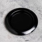 Подсвечник "Чашка" металл, 11 см, черный муар - Фото 3