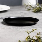 Подсвечник плоский «Чашка», металл, 14 см, чёрный муар - Фото 2