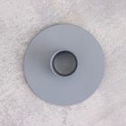 Подсвечник «Круг» металл на 1 свечу, 7×3 см, серый - Фото 3