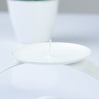 Подсвечник металл на 1 свечу "Слоник", 7,5х14,5 см, белый - Фото 2