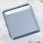 Подсвечник металл "Тарелка", 12,6х12,6х1,3 см, серый - Фото 3