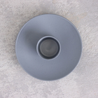 Подсвечник на 1 свечу «Лотос», металл, 7.5×2.5 см, серый - Фото 3