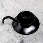 Подсвечник "Ретро" металл на 1 свечу, 10х4 см, чёрный муар - Фото 3
