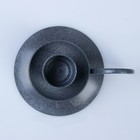 Подсвечник "Ретро" металл на 1 свечу, 10х4 см, серый - Фото 3