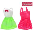 Одежда для кукол "Стиль города", в наборе 2 платья, цвета МИКС - Фото 5