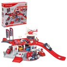 Парковка для машин «Служба спасения», 2 уровня, вертолетная площадка - Фото 1