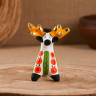 Дымковская игрушка «Свистулька олень» 9 см - Фото 3