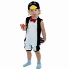 Карнавальный костюм для мальчика от 1,5-3-х лет "Пингвин", велюр, комбинезон, шапка - Фото 1