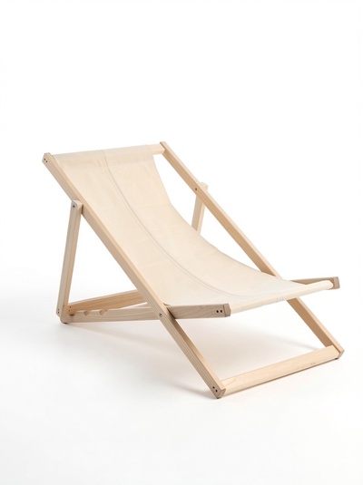 Шезлонг для дачи и бани, 140×60×80 см, деревянный, складной, с тканью, «Добропаровъ»