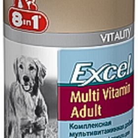 

Мультивитамины 8in1 Excel для взрослых собак, 70 таб.