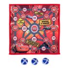 Дартс "Тачки", 35 х 35 см, 3 мяча-липучки - Фото 1