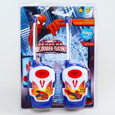 Рация детская «Рации супергероев», 2 шт., Человек-Паук