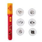 Проектор-фонарик 2 в 1 "Тачки", 6 слайдов, световые эффекты, работает от батареек - Фото 3