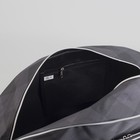 Сумка спортивная на молнии, 1 отдел, 2 наружных кармана, цвет чёрный - Фото 5