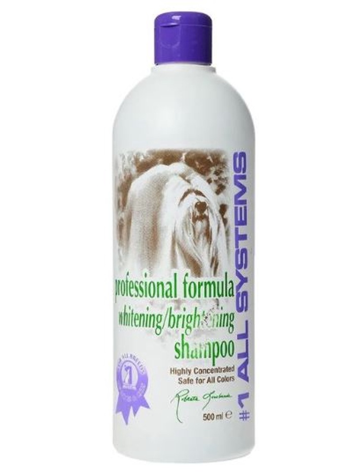 Шампунь 1 All Systems Whitening Shampoo отбеливающий, для яркости окраса, 500 мл - Фото 1