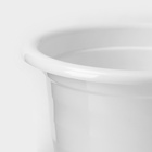 Горшок для цветов с поддоном Доляна «Арена», 2 л, цвет белый - Фото 3