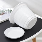 Горшок для цветов с поддоном Доляна «Арена», 2 л, цвет белый - Фото 7