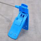 Швабра для мытья пола плоская Доляна, насадка из микрофибры 42×12 см, телескопическая стальная ручка 72-124 см, цвет МИКС - Фото 6