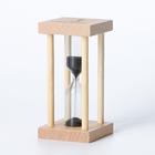 Песочные часы "Африн", на 1 минуту, 8.5 х 4 см, черный - фото 17356880