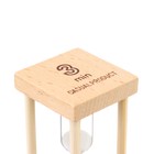 Часы песочные «Африн», на 3 минуты, 8.5×4 см, белый песок - Фото 3