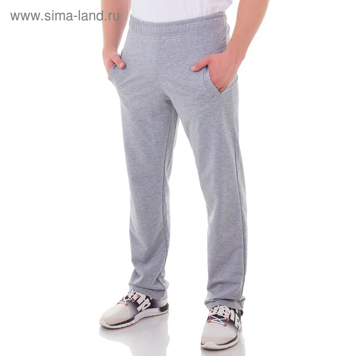 Брюки мужские спортивные арт.0156, цвет меланж, р-р 2XL - Фото 1
