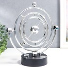 Маятник настольный антистресс «Сфера-шар», хром, 22×10×24 см - Фото 2