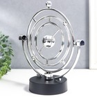 Маятник настольный антистресс «Сфера-шар», хром, 22×10×24 см - Фото 3