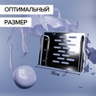 Мыльница настенная, 14.5×11.5×5 см, сталь - Фото 3