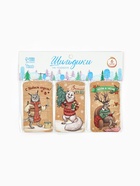 Шильдик декоративный в наборе «Снежные истории», 9×5 см - Фото 3