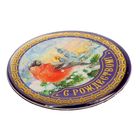 Магнит на открытке "С Рождеством! Снегирь" - Фото 4