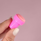 Набор для стемпинга, 2 предмета: штампик, скребок, розовый МИКС - Фото 2