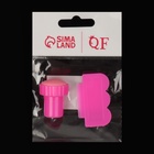 Набор для стемпинга, 2 предмета: штампик, скребок, розовый МИКС - Фото 4