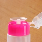 Флакон с помпой, 75 мл, розовый, прозрачный - Фото 3