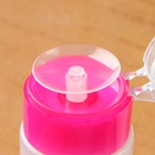 Флакон с помпой, 75 мл, розовый, прозрачный - Фото 5