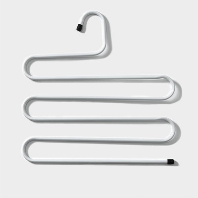 Вешалка для брюк и юбок «Змейка», 33×34 см, МИКС