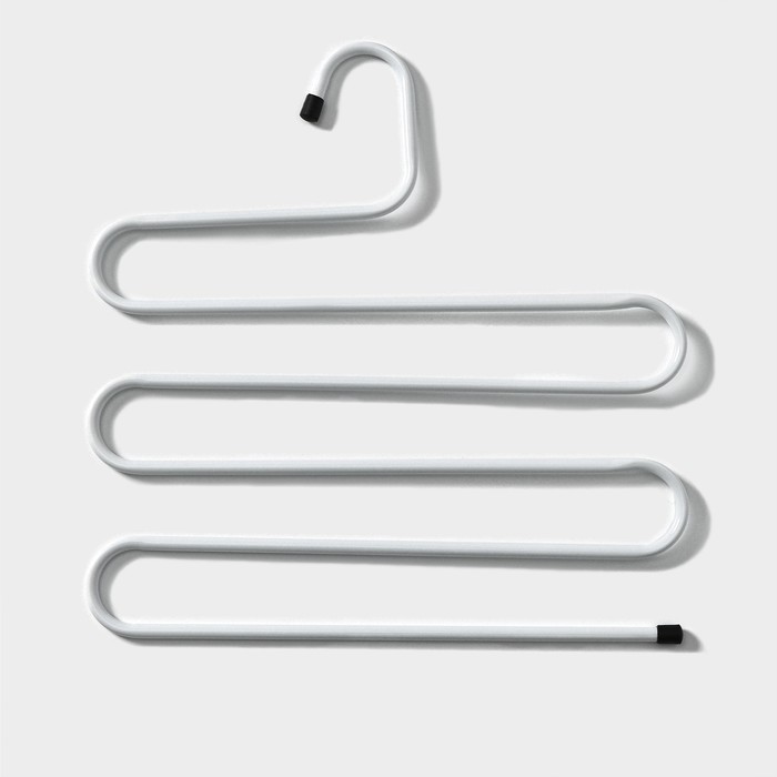 Вешалка для брюк и юбок «Змейка», 33×34 см, МИКС