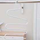 Вешалка для брюк и юбок «Змейка», 33×34 см, МИКС - Фото 4