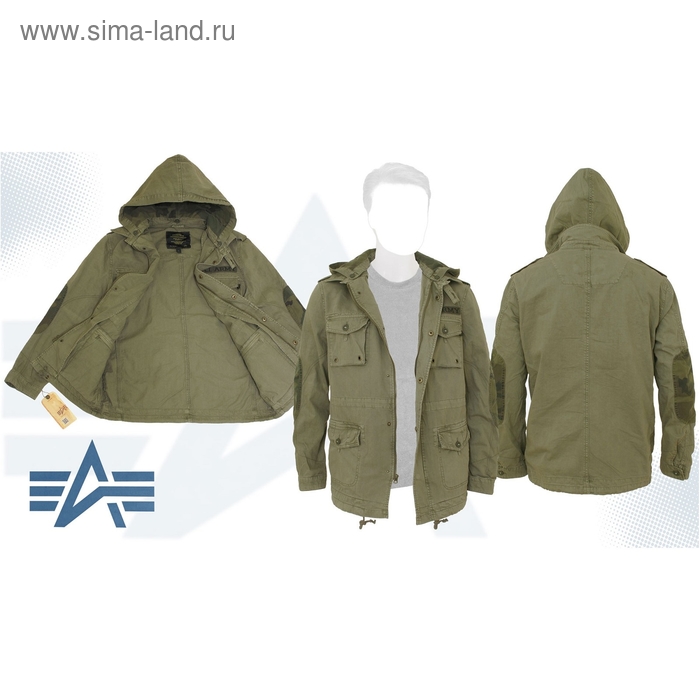 Куртка Mcmillian Alpha Industries Olive, S - Фото 1