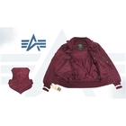 Куртка Dynamic Alpha Industries Maroon, M - Фото 2