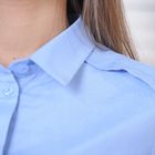 Рубашка женская 5170а, размер 44, рост 164 см, цвет голубой - Фото 4