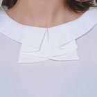 Блуза женская 5172 цвет белый, р-р 44, рост 164 см - Фото 8