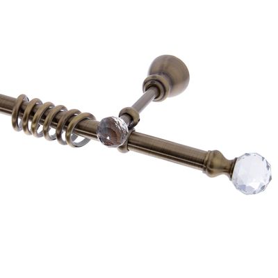 Карниз d=2 см, длина 160 см, цвет старое золото