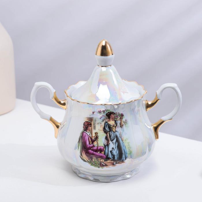 Сервиз чайный фарфоровый «Мадонна», 15 предметов - фото 1909752756