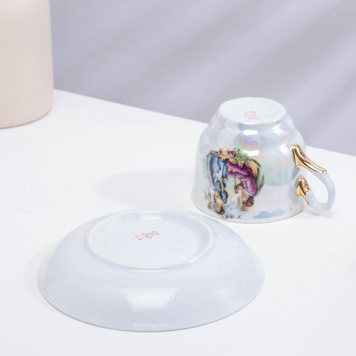 Сервиз чайный фарфоровый «Мадонна», 15 предметов - фото 1909752760