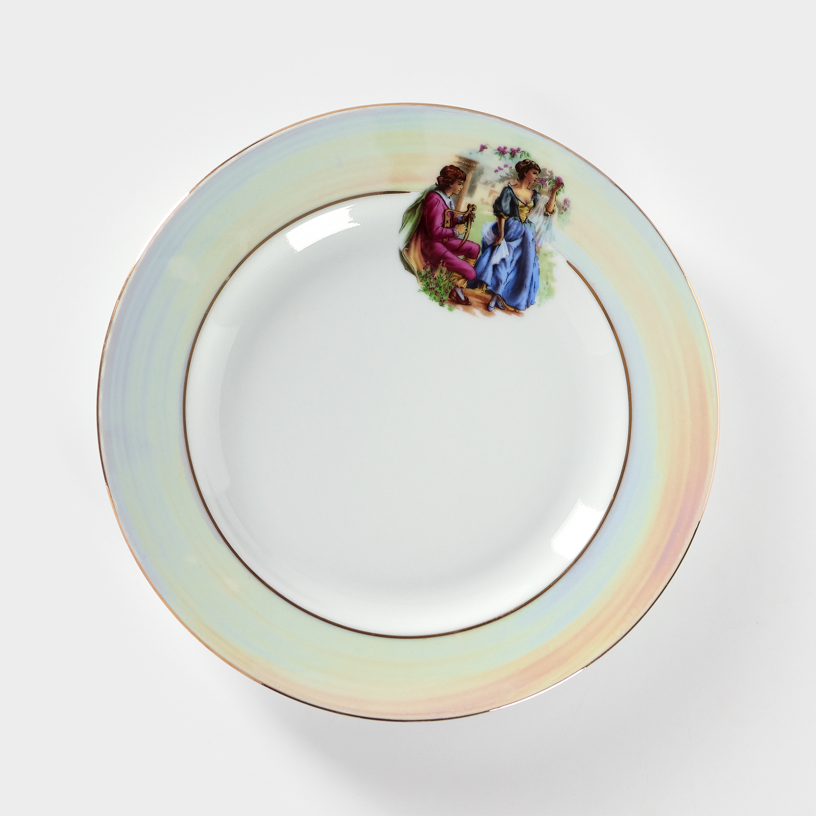 Тарелка фарфоровая «Мадонна», d=24 см, белая (1578105) - Купить по цене ...