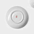 Чайная пара Добрушский завод «Бельё»: 2 предмета: чашка 250 мл, блюдце d=15 см, фарфор, белая - Фото 5