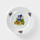 Тарелка детская Добрушский завод «Лесовичок», d=20 см, фарфор, белая, рисунок МИКС - Фото 5
