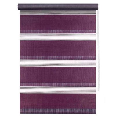 Штора рулонная 40×160 см «День и ночь», цвет красное вино