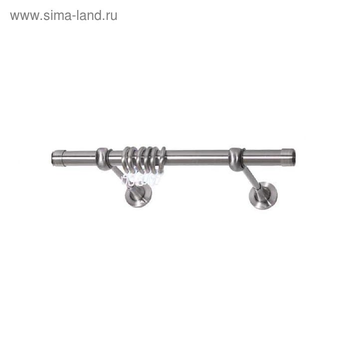 Карниз «Корона», ширина 180 см, d=2,8 см, цвет сатин - Фото 1