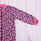 Комбинезон для девочки, рост 74 см, цвет розовый, принт леопард (арт. 621712-3_М) - Фото 3
